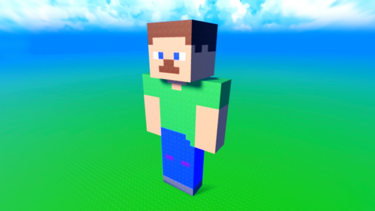 Ultimate Block Build Sandbox-Welt auf Roblox mit gesetzten Blöcken